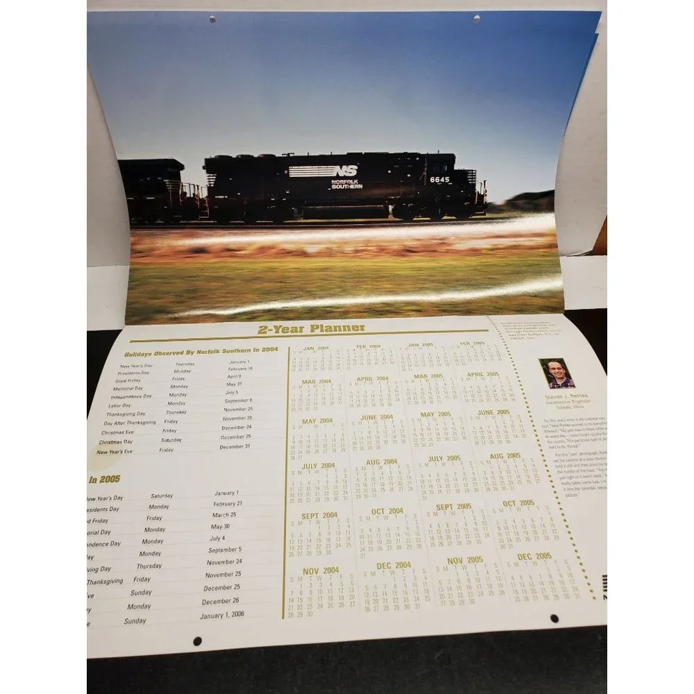 2004 Norfolk Southern Railroad Calendar - Oversize‎